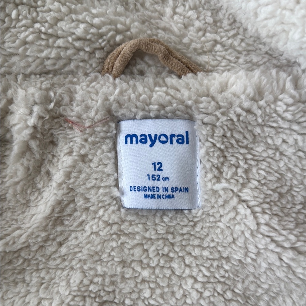 Mayoral Kids Beige Corduroy Jacket (lightly worn) - Picture 2 of 3